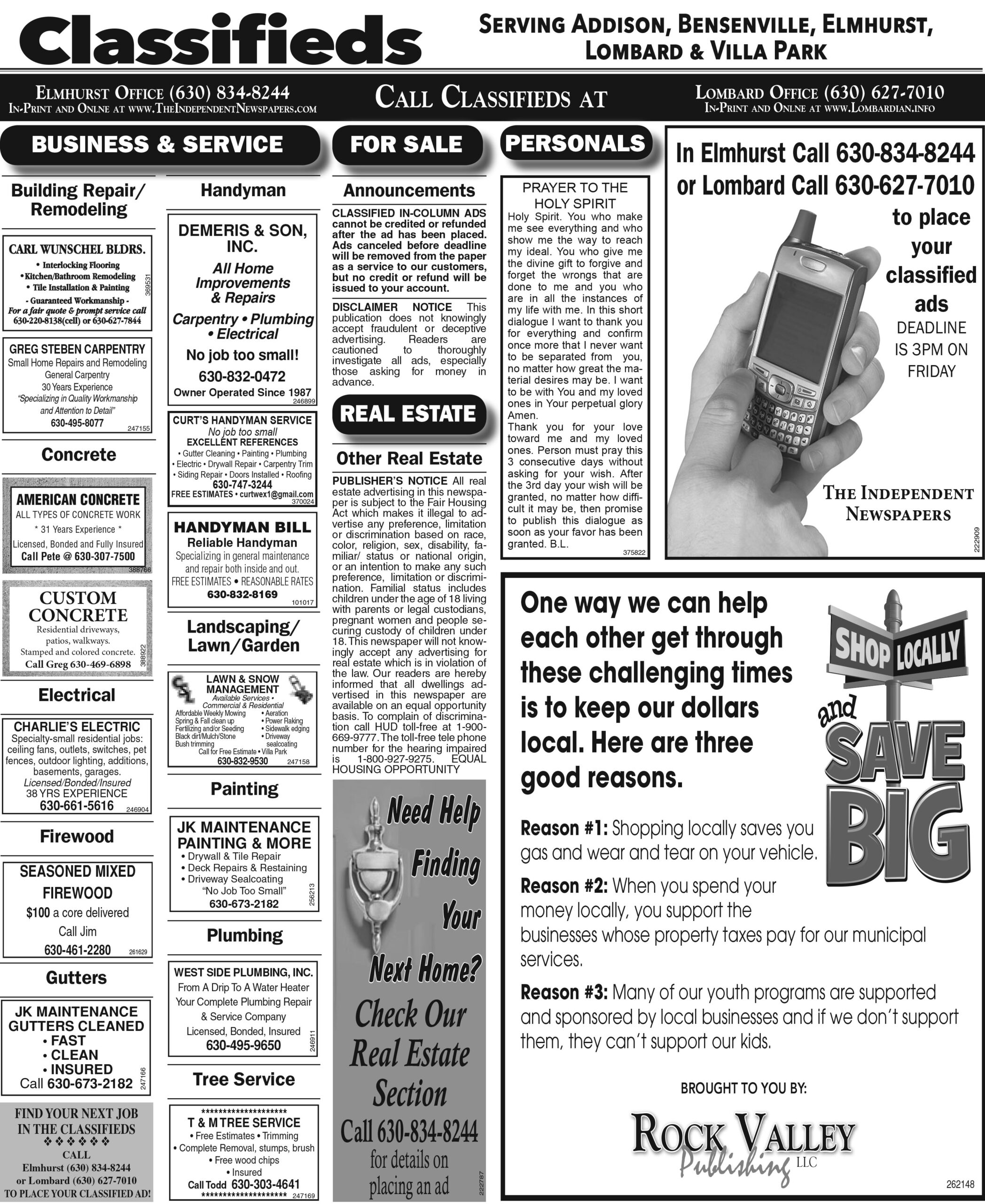The Independent Newspapers Classifieds